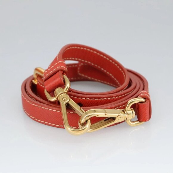 PRADA Hand Bag Nylon Leather 2way Orange Auth 99127 - Picture 14 of 16